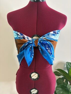 Summer silk Floral Scarf